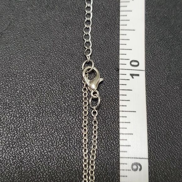 Silver tone glittery enamel cat jewelry set - Picture 8 of 12